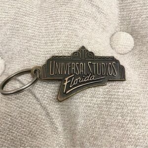 Vintage Universal Studios Florida metal keychain
